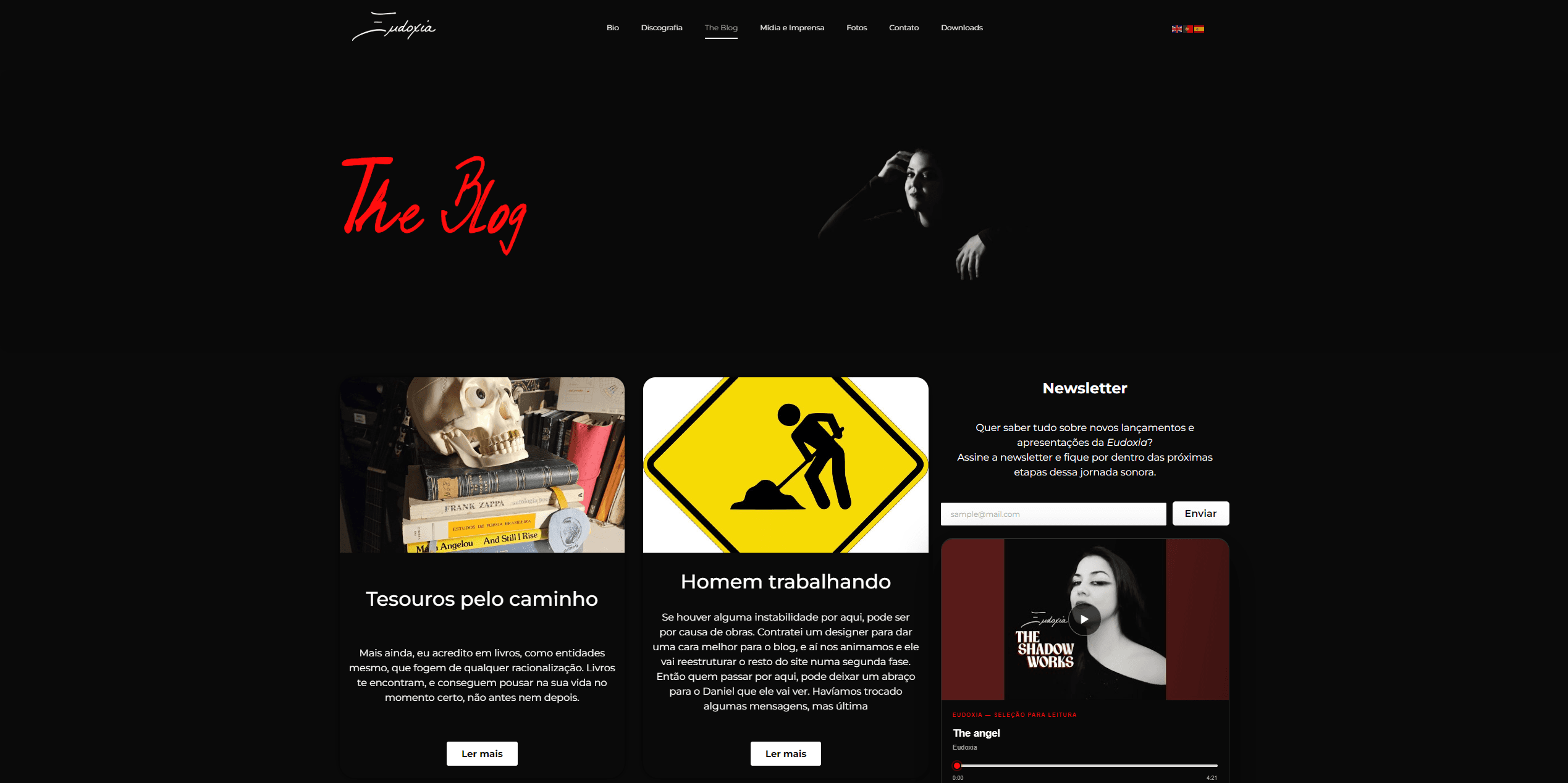 Projeto The Blog — Eudoxia